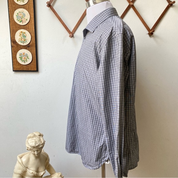 John Varvatos Slim Fit Plaid Dress Shirt - Picture 6 of 12